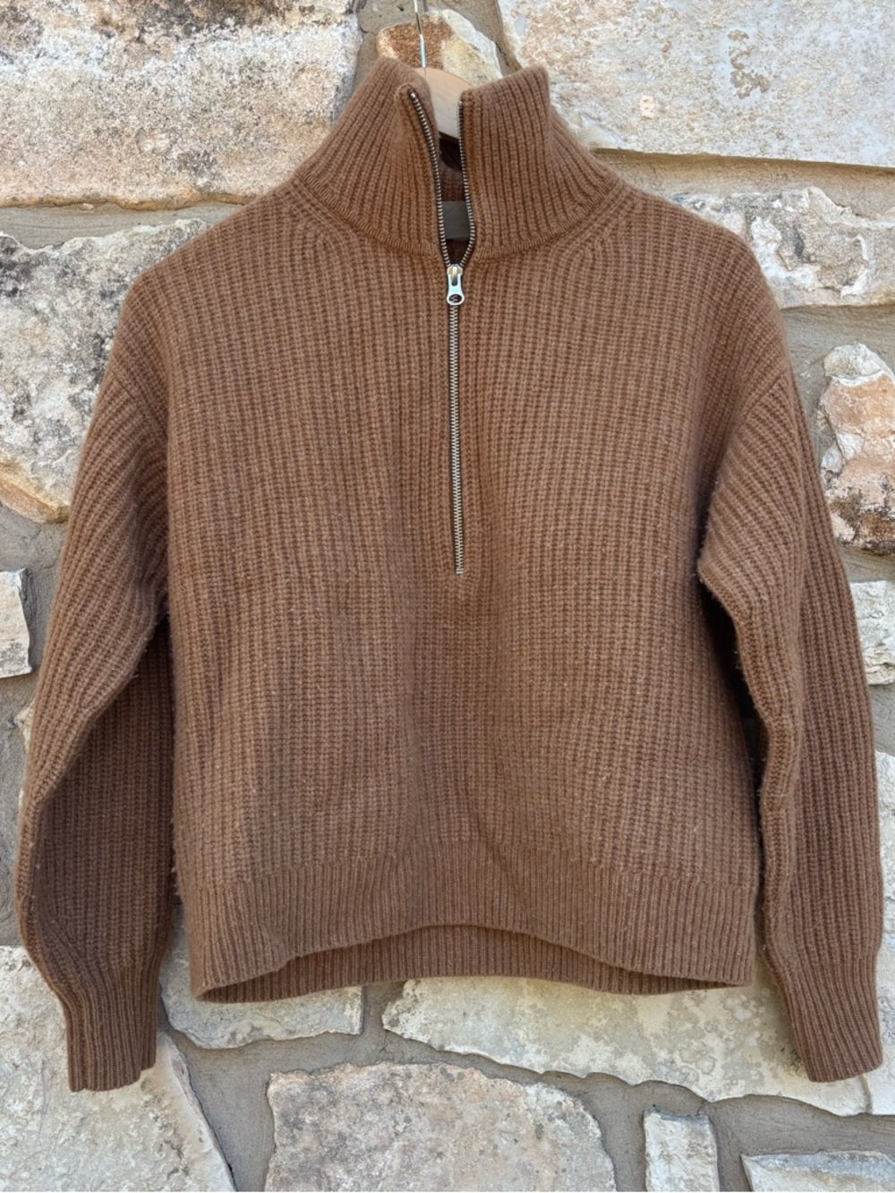 Everlane THE HALF-ZIP SWEATER IN LUXE MERINO size xs